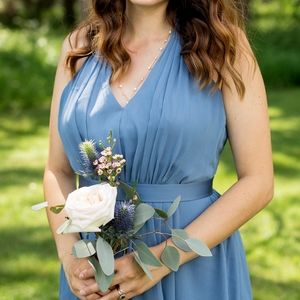 Dusty Blue Bridesmaid Dress - Vera Wang